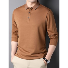 Cool 100% Wool Knitted Sweater For Men, Men's Casual Solid Pullover Knit Sweater Streetwear For Winter Fall, As Gifts