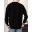 Men's Jacquard Round Neck Sweatshirt, Loose Trendy Pullover, Men's Clothing For Autumn Winter