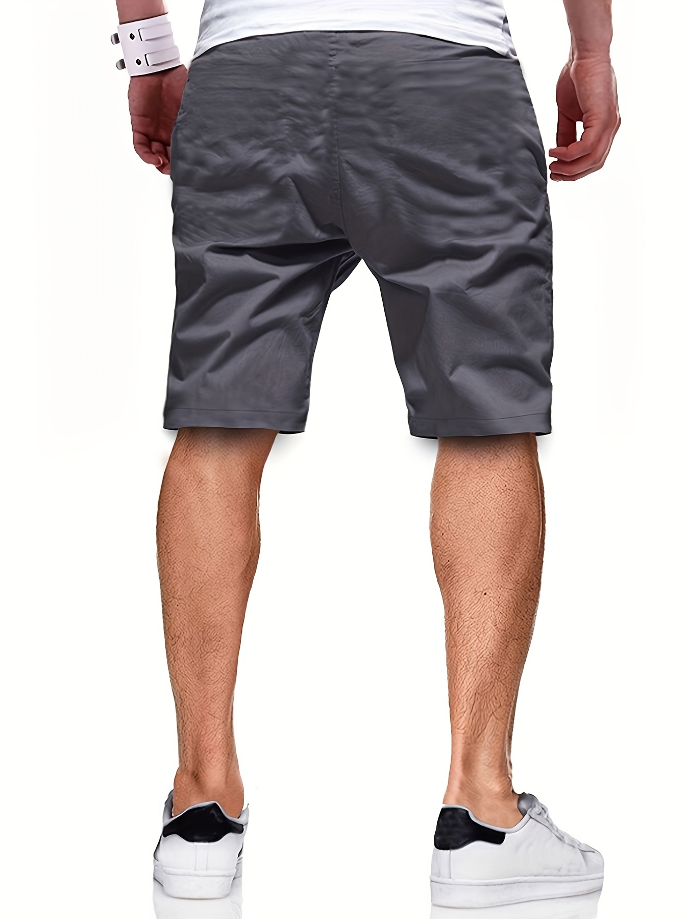 mens cut off drawstring shorts details 31