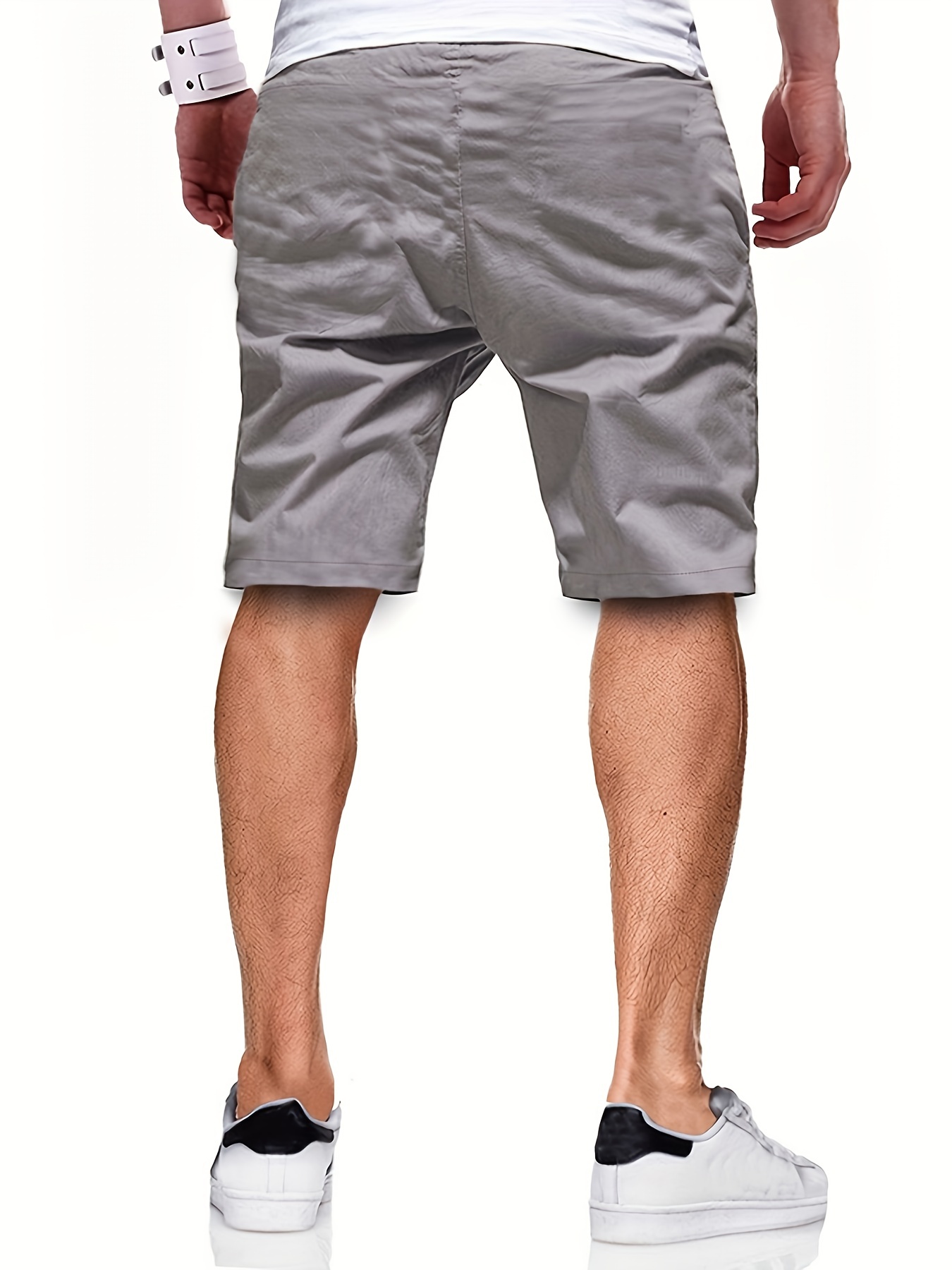 mens casual cargo shorts drawstring beach golf shorts for summer outdoor activities details 26