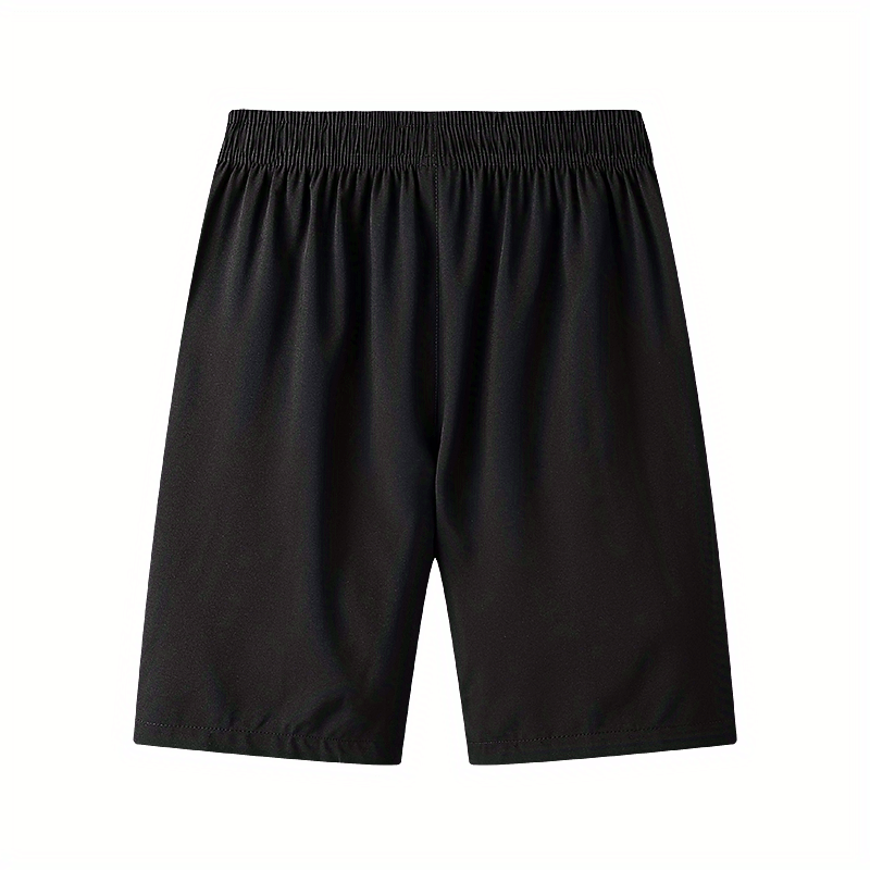 zipper pockets quick drying comfy active shorts mens casual stretch waist drawstring shorts for summer details 3